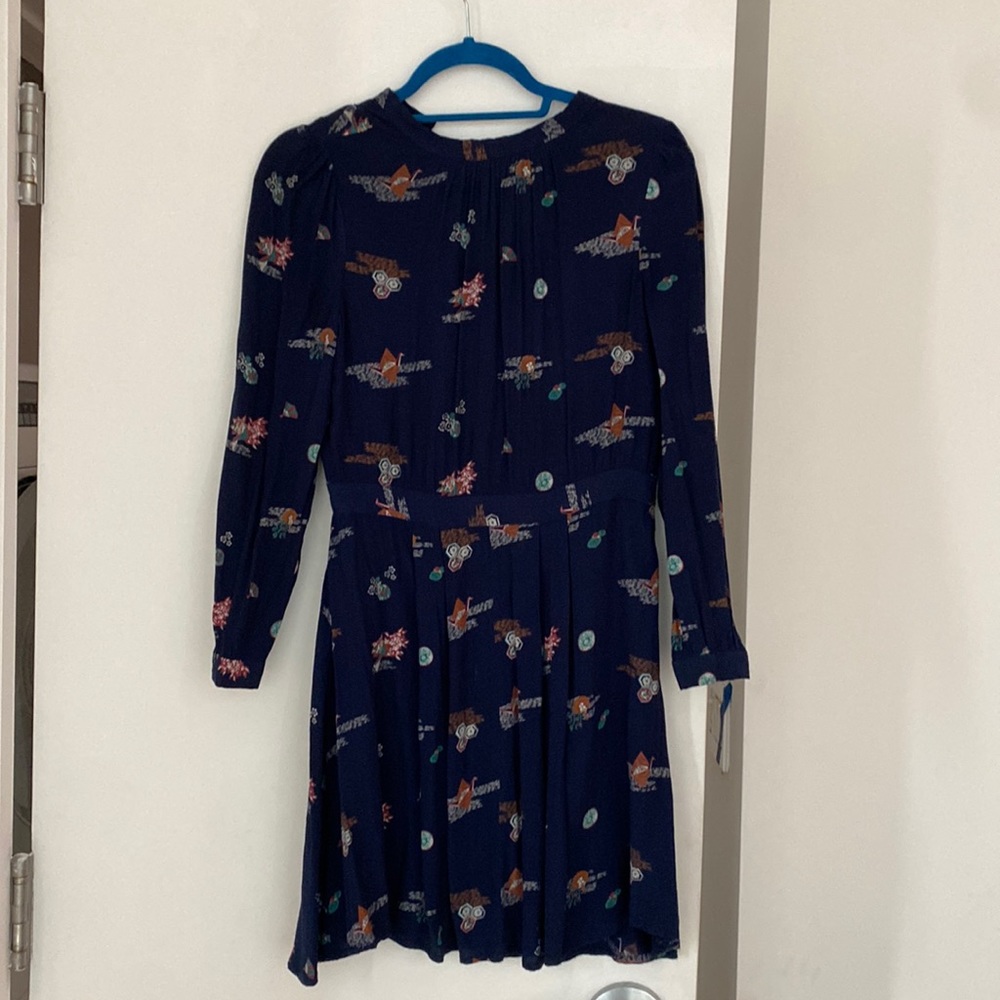 Blue origami dress from & Other Stories